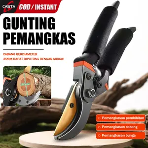 CASTA Gunting Pemangkas SK5 Profesional – Pisau Baja Karbon Tajam, Handle Busa Nyaman, Pemotong Ranting & Dahan Kebun Hingga 35mm