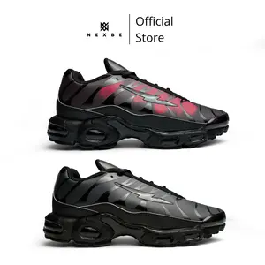 NEXBE THUNDER THERMO Red Full black Sepatu Bunglon Sneakers pria dan wanita Casual