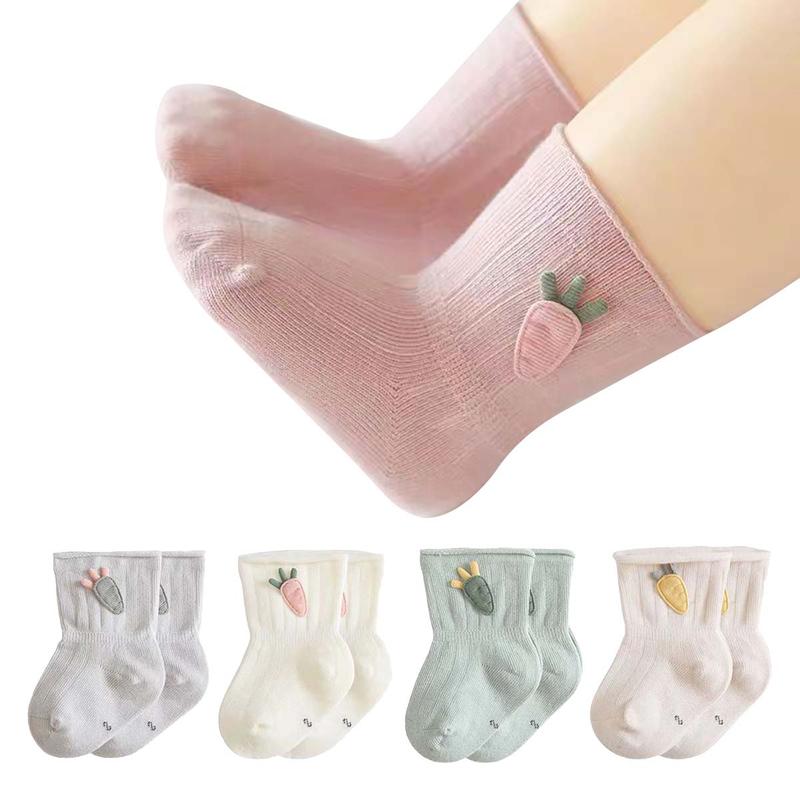 Tất Trẻ Em Bé 1 Đôi, Mùa Xuân Và Mùa Thu, Làm Bằng Bông, Chống Sốc, Tất Chân Rộng, Thích Hợp Cho Bé Trai Và Bé Gái Trẻ Sơ Sinh