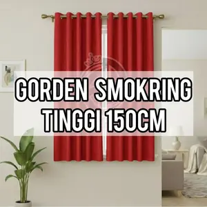 GORDEN JENDELA PENDEK TINGGI 150 DAN TINGGI 120 CM HORDENG KAMAR TIDUR