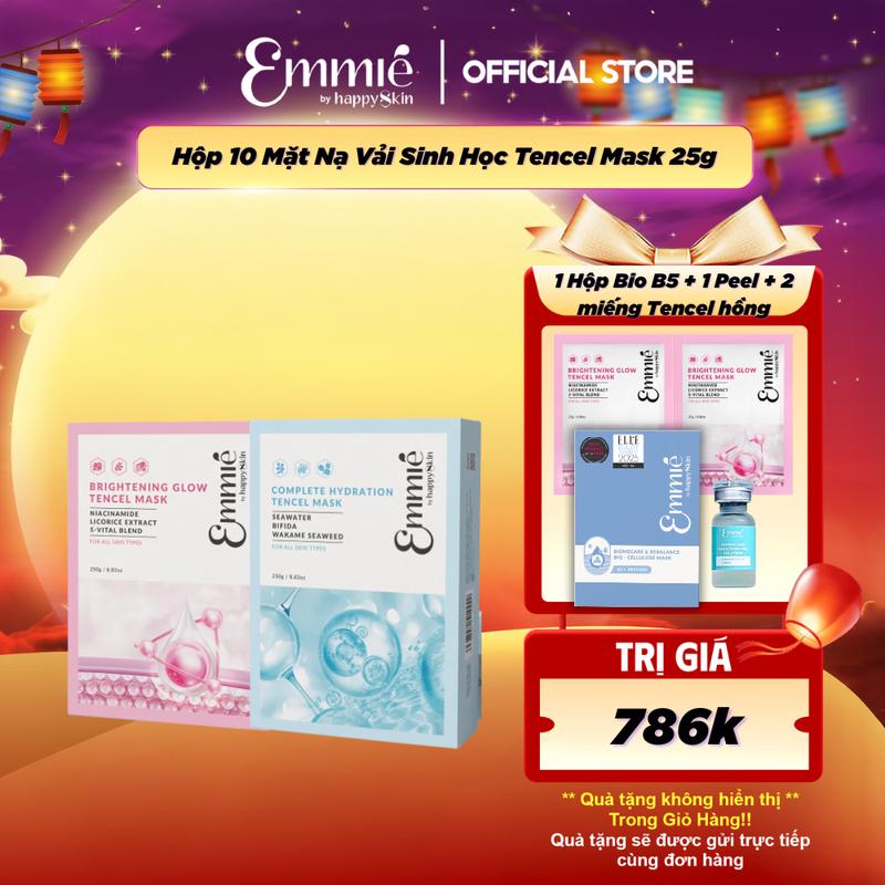 [ Độc Quyền ] [MUA 2 TẶNG 3] COMBO 1 Hộp Mặt nạ vải Sinh học Tencel Mask Xanh + 1 Hộp Mặt nạ vải Sinh học Tencel Mask Hồng