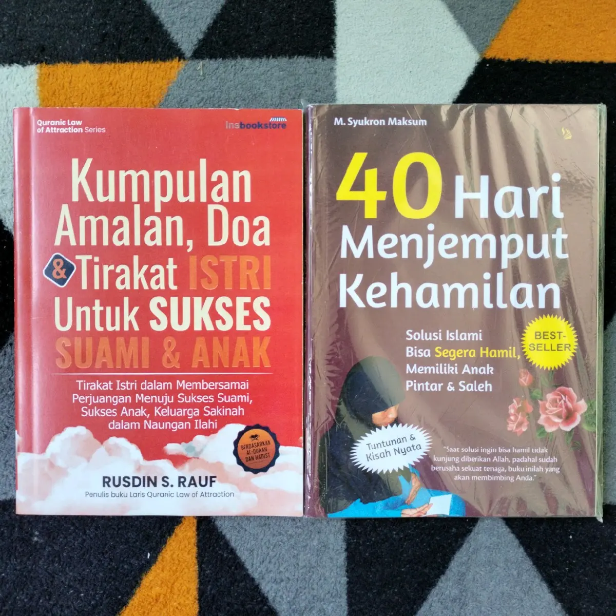 paket 2 buku best seller : KUMPULAN AMALAN TIRAKAT & 40 HARI MENJEMPUT KEHAMILAN