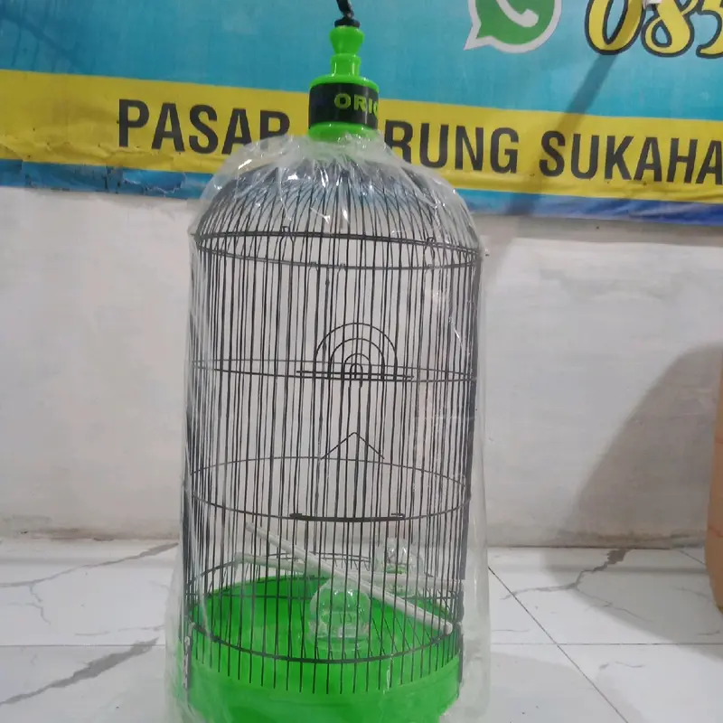 sangkar levebird oriq jaya vpc poloss bahan tebel ukuran lebar 33x33cm pengiriman seruruh indonesia 1