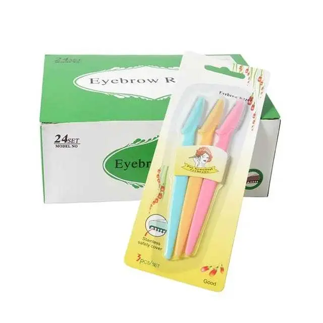 svtn 3 IN 1 - Pisau Cukur Alis Eyebrow Perapih Alis Wanita / Kerok Alis Silet Alis murah berkualitas
