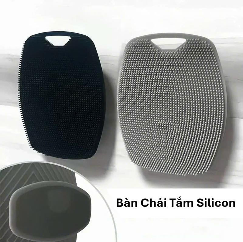 Bàn Chải Tắm Silicon Tẩy Tế Bào Chết Body Thiết Kế Đặc Biệt Siêu Mềm Mại An Toàn Cho Da Kích Thước 12 5cm X 9 5cm X 3 5cm