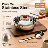 Gambar COD Panci Susu Wajanpan cpanci susu/panci mie/Anti Karat dan Lengket Salju  Wajan Stainless steel, Anti Karat dan Lengket/Kecil Anti Lengket Panci Sup PanciGaya / Pemanggang BBQ /Alat Pemanggang BBQ Panci Pemanggang Anti Lengket/Pakar - Set 2PCSsusu +1Tutup dari TOKO.HBD Kab. Tangerang 1 Tokopedia