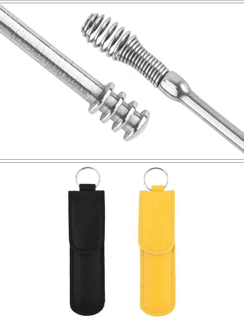 Product Introduction of Bộ Thìa Làm Sạch Tai, 6 Món, Cầm Tay, Bộ Dụng Cụ Chăm Sóc Tai Ốc Sên, Để Sử Dụng Tại Nhà, Bao Gồm Thìa Làm Sạch Tai Và Tăm Bông, Bộ Lấy Ráy Tai, Bộ 6 Món, Thanh Toán Khi Nhận Hàng, Số Lượng: 1 Bộ 8
