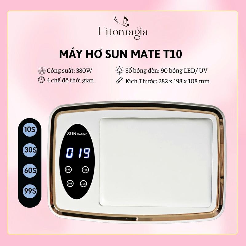 GIÁ SỐC TRONG LIVE Máy Hơ Gel SUN MATE-60 Công Suất 380W 90LED Bảo Hành 6 Tháng - KHÔNG TÍCH ĐIỆN