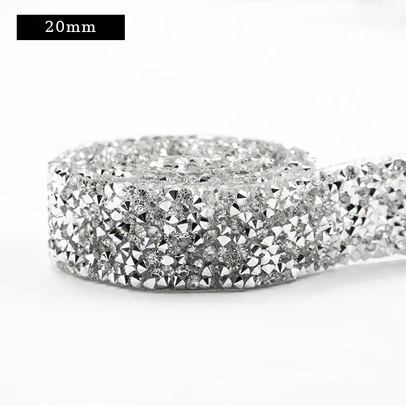 Viền May, Hoa Văn Pha Lê, Kim Cương Giả Cố Định Nóng, Ruy Băng, Sắt Trên Appliques, Dành Cho Váy, Bán Trong 1 Sân 7