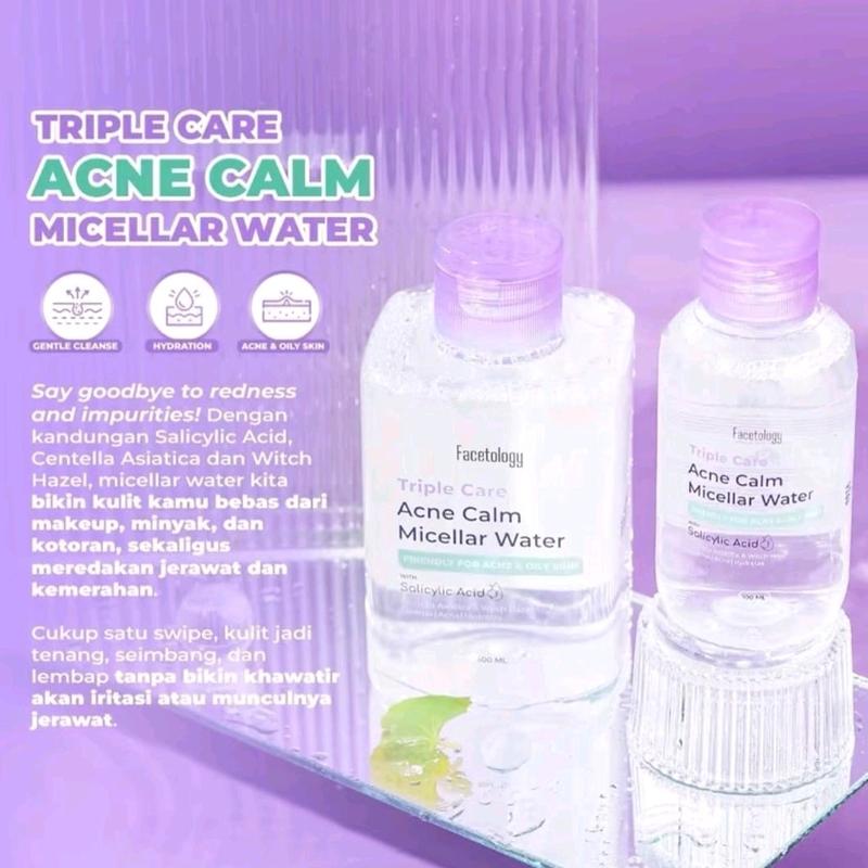 FACETOLOGY Triple Care Acne Calm 300ML MICELLAR WATER 1