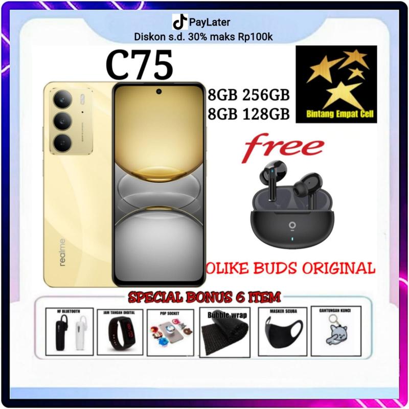 (EXCLUSIVE ANDRIYADISHOP) REALME C75 8/128 & 8/256 & C75X 8/128 GARANSI RESMI 0