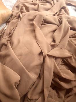 Product Review of ABAYA TURKEY BAHAN CERUTY BABYDOLL Polos Dress Muslim from D** 1