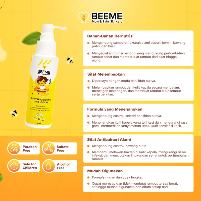 Beeme Special Bundling [Beeme Hair Lotion | Nourishing Balm 15g | Nourishing Balm 5g] 2