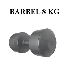 DUMBELL KOSONGAN 1PCS (TERMASUK TUTUP) BARBEL KOSONGAN WARNA SILVER BELUM TERMASUK ISI