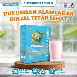 [KL] Tombotugin Original 1 Box – Minuman Herbal Serbuk Alami untuk Ginjal | Bantu Melancarkan Buang Air Kecil, Cegah & Meluruhkan Batu Ginjal, Ringankan Kerja Ginjal, Aman Dikonsumsi Harian, Rasa Enak, BPOM Halal, Bisa COD