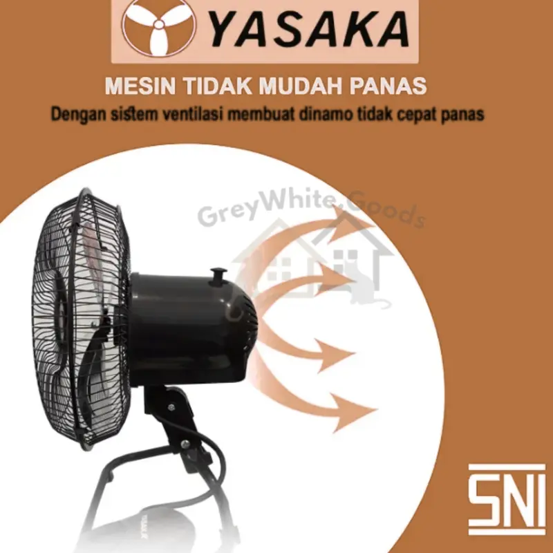 Kipas Tornado Fan 16 Inch 2in1 besi meja baling besar 4
