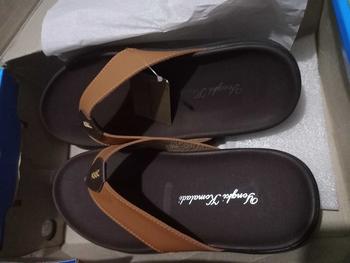 Product Review of [ ORIGINAL ] YONGKI KOMALADI SANDAL PRIA OL-ESRF432-21 COFFE/HITAM Karet Karet from u**3 0