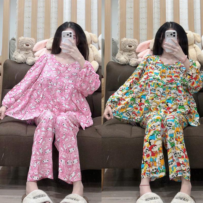 Đồ bộ tole nữ , đồ bộ nữ dáng babydoll mặc nhà PLS393