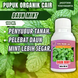 Pupuk Organik Cair Booster Penyubur Dan Pelebat Daun Mint 100 ML By Jagotani Yogyakarta