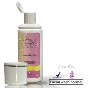 Facial wash normal ziyan glow skincare BPOM halal sabun cuci muka kulit natural
