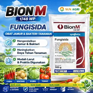 Fungisida Bion M 500g - Obat Jamur Kontak untuk Bercak Daun, Embun dan Antraknosa