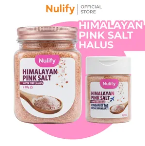 Nulify Himalayan Pink Salt  - Garam Himalaya Bumbu Masak Organik Alami Sehat Bahan Bubuk Makanan