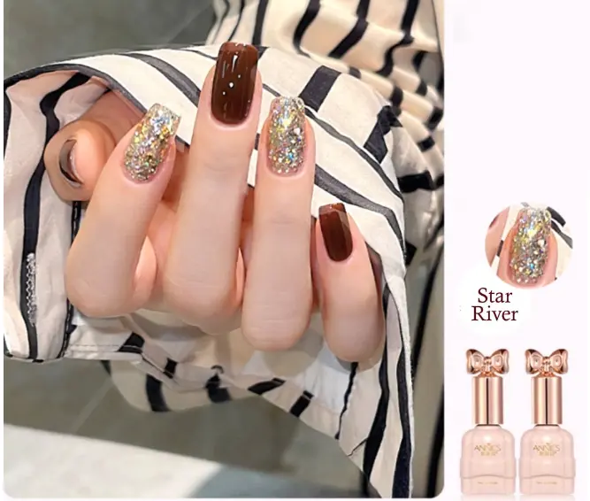 Nail Annies Gel Disco 15ml Nail Polish Elegant Nail Art Gel Longlasting Gel Nail Polish Kutek Disco Perawatan Kuku Cantik 7
