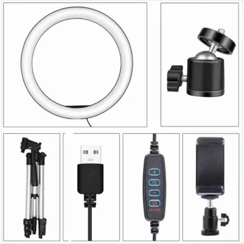 TRIPOD DK-1126 / DK-1226 Make Up Vlog + Ring 26cm free Sarung Tripod 7