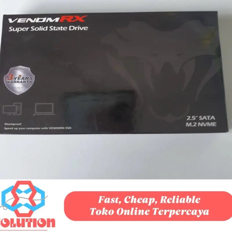 SSD VENOM RX SATA 128GB 256GB 512GB GARANSI RESMI