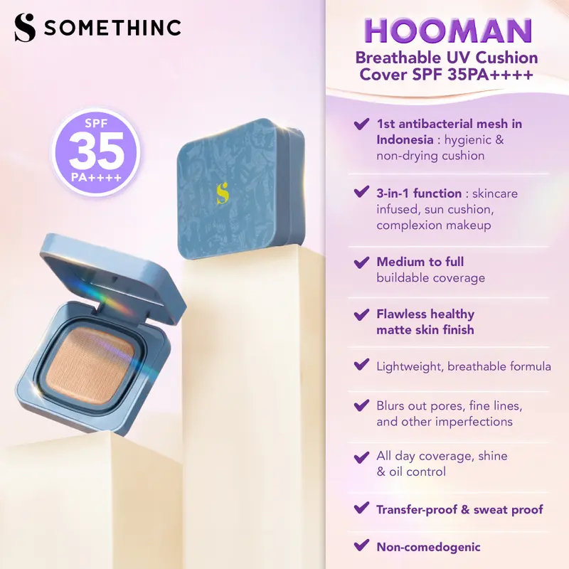 SOMETHINC (REFILL) Hooman Breathable UV Cushion Cover SPF35 PA++++ 1