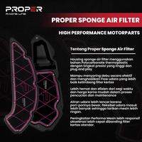 Gambar PROPER RACING LINE SPONGE AIR FILTER GENIO BEAT DELUX SCOOPY NEW 2021 BEAT STREET dari Proper Racing Line Kota Administrasi Jakarta Utara 3 Tokopedia