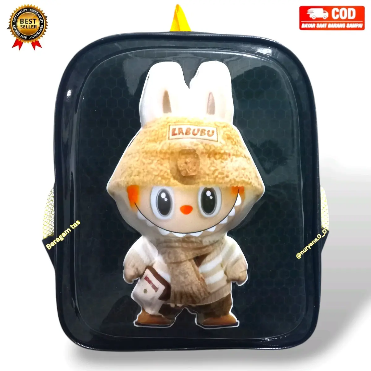 Tas Anak SD TK dan PAUD Ber LED 3D Timbul dengan Desain Trendy - Fashion
