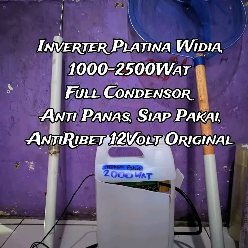 Inverter Siap Pakai Platina Baja Widia Mesin Inductor 1000-3000 Anti Panas Full Condensor 1