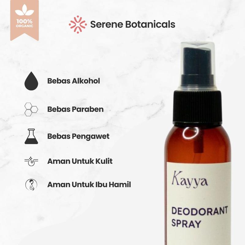 Deodorant Spray Tawas Herbal Aroma Matcha 100ml - Mencegah Bau Ketiak dan Keringat Tubuh Berlebih 4