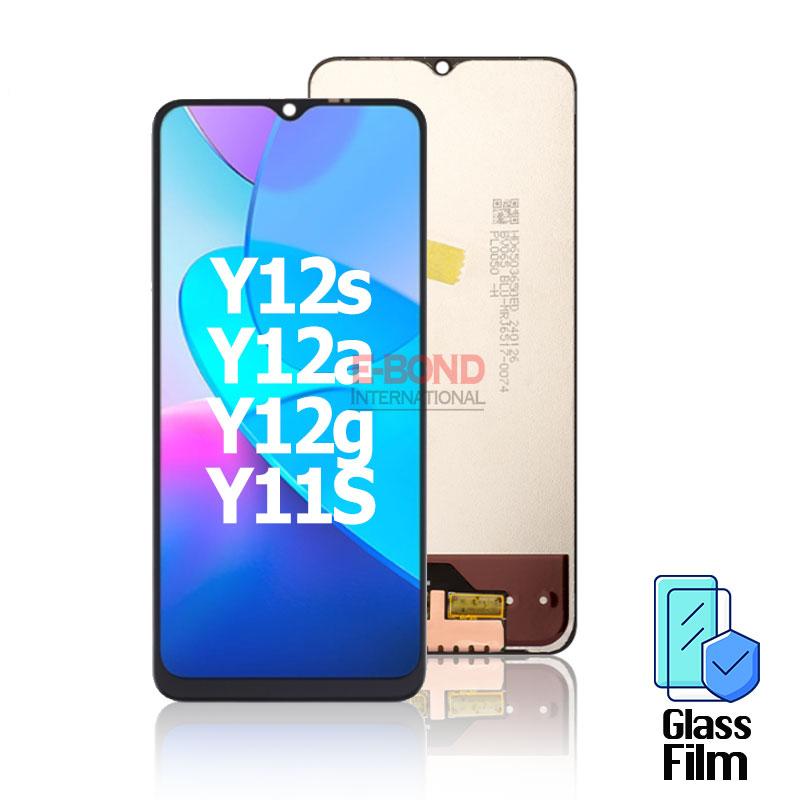  Màn hình điện thoại cho Vivo Y11s Y12s Y12g Y12a Màn hình điện thoại di động LCD Bảo vệ Kính miễn phí V2026 V2042 Lắp đặt 