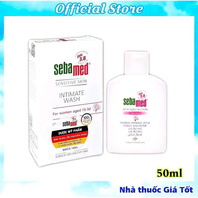 Dung Dịch Vệ Sinh Phụ Nữ Sebamed Cân Bằng pH Vùng Kín Chai 50ml Thích Hợp Mang Đi Du Lịch Tiện Lợi 