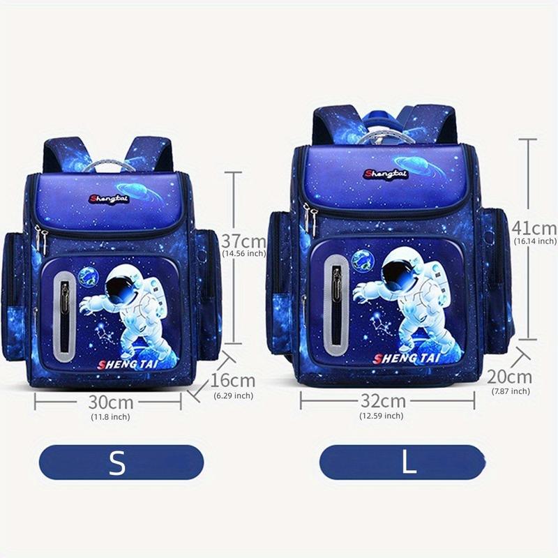 Product Introduction of Cặp Sách Đi Học, Không Thấm Nước, Thiết Kế Phi Hành Gia Hoạt Hình, Không Gian Bầu Trời Đầy Sao, Ba Lô Đi Học, Sức Chứa Lớn 1