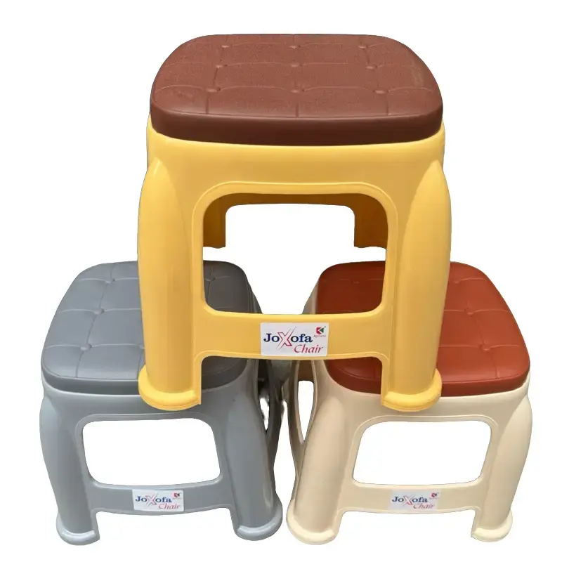 KURSI PENDEK JOXOFA / BANGKU PENDEK / KURSI JONGKOK TEBAL AESTETIC LUCU Furniture Minimalis Plastik