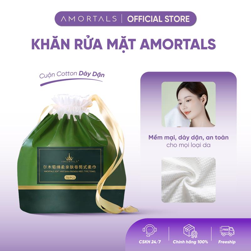  Khăn Mặt Dạng Cuộn Amortals Dùng Một Lần Khăn Lau Đa Năng Dùng Lau Mặt Tẩy Trang Đắp Mặt Nạ Vân Ngọc Trai Dày Dặn Giúp Bền Hơn Không Dễ Bị Rách Không Bị Sơ Bông Khi Sử Dụng An Toàn Thân Thiện Với Làn Da Phù Hợp Người Mới Makeup Artist 