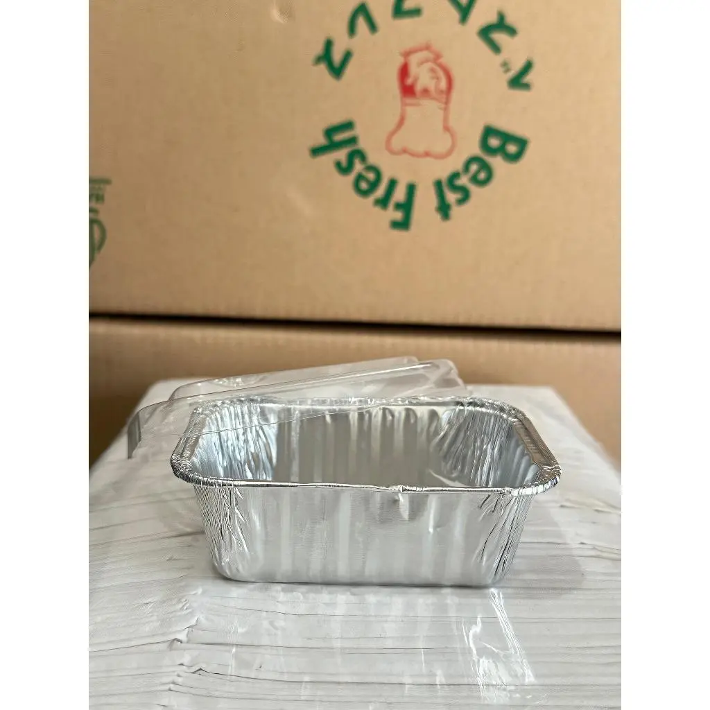 Tray/Loyang/Cup Alumunium Foil BX 984519 uk 10x7.5 cm + TUTUP