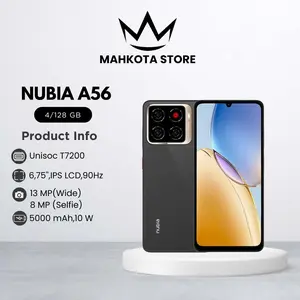 [LIVE PRODUCT] ZTE NUBIA A56 4+8GB/128GB GARANSI RESMI - SMARTPHONE/PONSEL