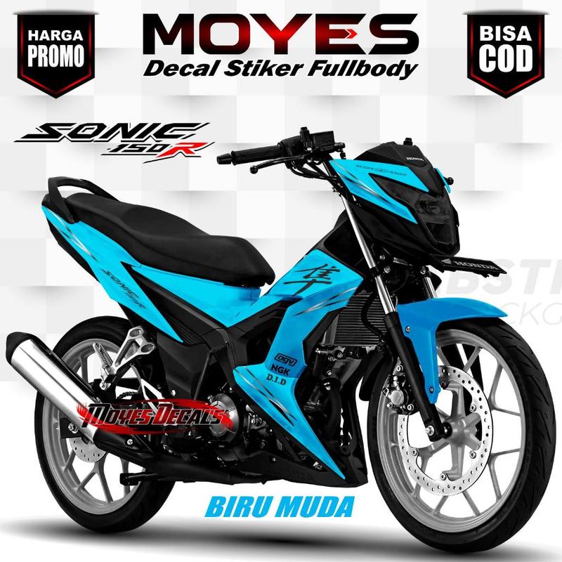 Product Introduction of Decal Sonic 150R Full Body model polos 2 Motor Motorcycle Racing 62