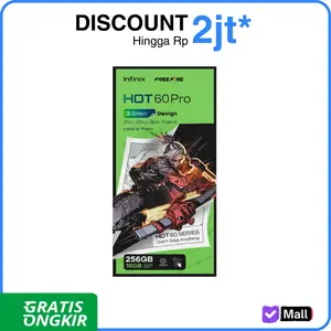 Infinix Hot 60 Pro 8/256GB 8/128GB NFC Mediatek Helio G200 Garansi Resmi