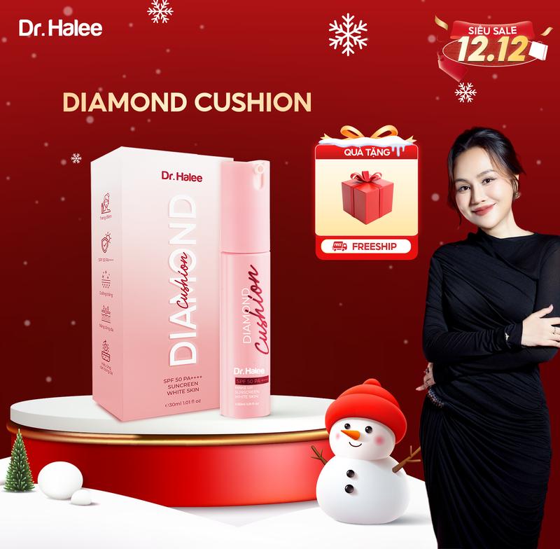 Kem chống nắng makeup - Diamond Cushion Dr.Halee