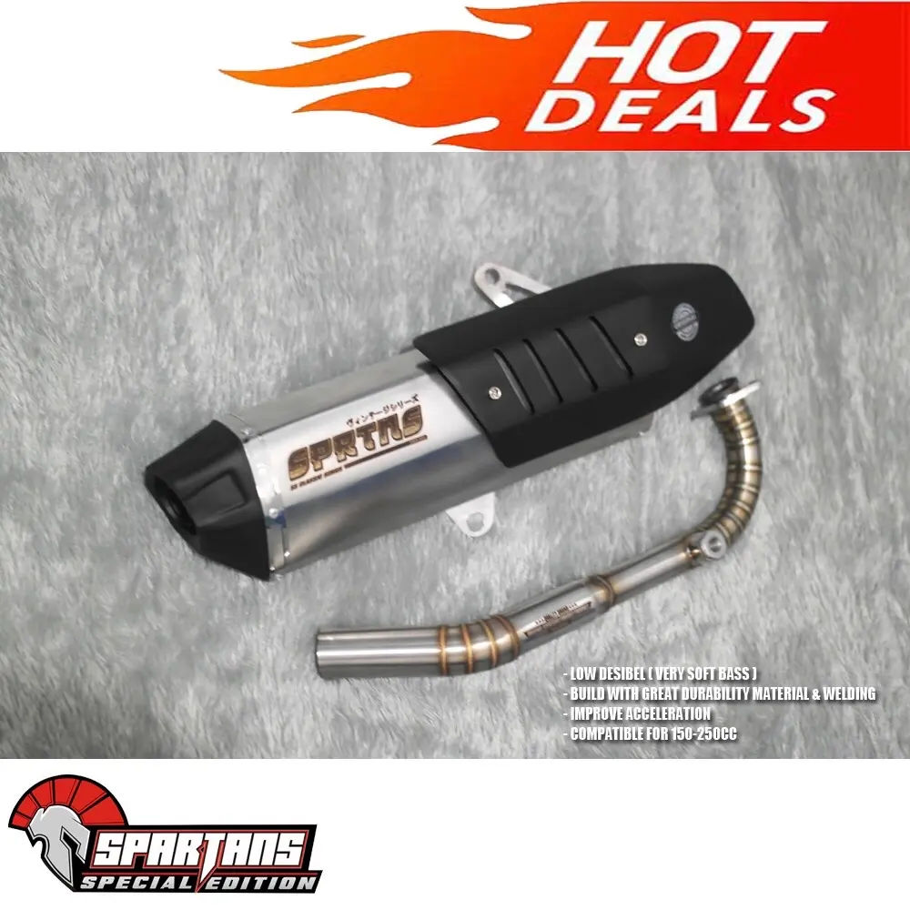 Knalpot Stylo, Filano, Fazio, Nmax, PCX, Vario160, Aerox old, Aerox new semi standart Original Spartans tipe SB1