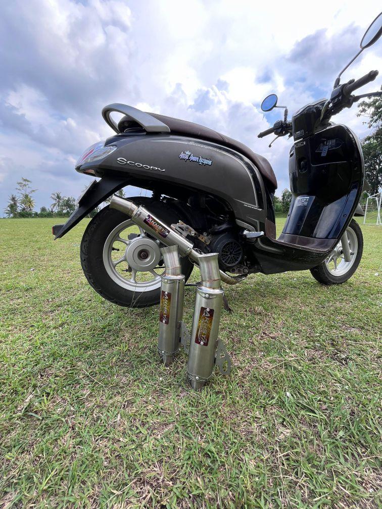 knalpot SALEMBA CEKLIS ORIGINAL AKHSYA RACING INLET 38 MM AEROX NMAX VARIO BEAT SCOPY MIO PCX FINO DLL