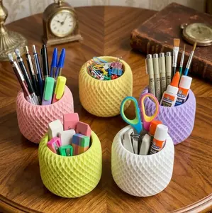 selalu READY pot sekulen/storage/tempat lilin, berbahan gypsum