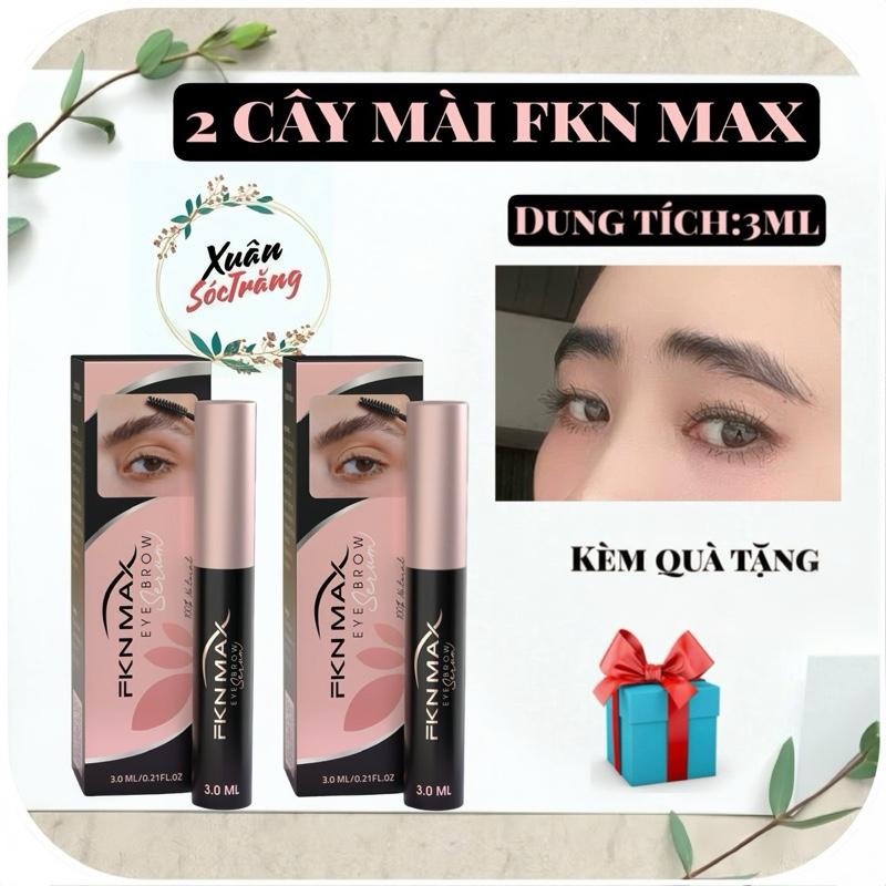 2 cây Dưỡng mày FKN MAX 3ml PHIÊN BẢN CẢI TIẾN MỚI giúp nhanh mọc mài đen rậm mài nhanh đẹp