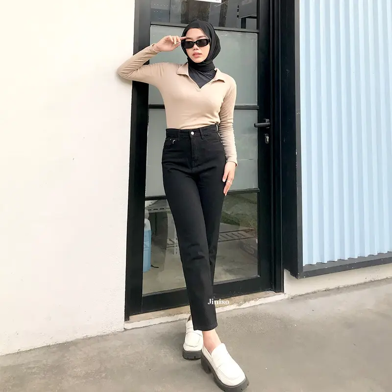 JINISO - Highwaist Boyfriend Jeans 023 FEEL GOOD 6