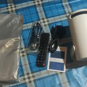 Smart Projector HY300 Android Pintar HDMI USB Portable 6000 Lumens Android 11 Proyektor Bluetooh Speaker Tripod